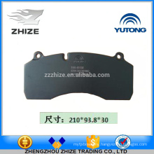 Hot sale Bus spare part 3501-01538 Front disc brake pad for Yutong ZK6930H
